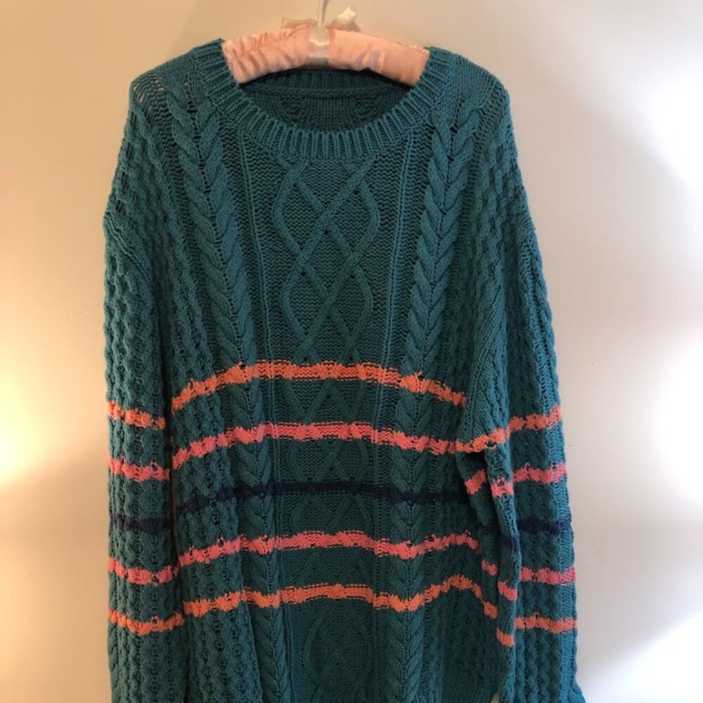No Brand Name - Heavy Cable Knit Sweater - Size 2X - NWOT